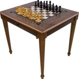 Helena Wood Art Satranç Masası Çekmeceli Ceviz