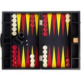 Helena Wood Art Turnuva Boy Tavla Kumaş Zemin 57X75 Cm Sarı Kırmızı Ahşap Vido