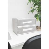 Helen's Home 2 Katlı Dolap Içi Düzenleyici Çekmece Organizer Takı Iç Çamaşırı Sütyen Saklama Kutusu Organizer - 31 x 30 x 22