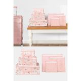 Helen's Home 6'lı Bavul Organizer Seti - Pembe
