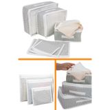 Helen's Home 6'lı Valiz Düzenleyici Bavul İçi Organizer Set Seyahat Hurcu Çizgili