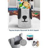 Helen's Home Çocuk Odası Düzenleyici Oyuncak Saklama Sepeti Kirli Çamaşır Sepeti Köpek Tasar� - Çok Renkli
