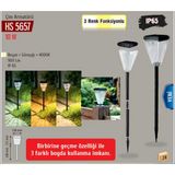 Helıos 10W 3renk (BEYAZ+4000K+GÜNIŞIĞI) Kazıklı Solar Bahçe Armatür