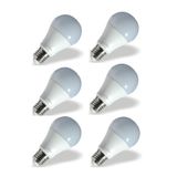Helios 12W LED Ampul, Beyaz Işık, E27 Duy, 6'lı Set