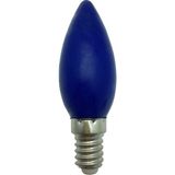 Helios 1W 20LM E14 Duylu LED Buji Mavi Ampul
