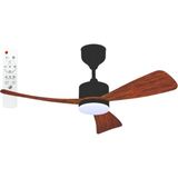 Helios 3 Pervaneli Tavan Vantilatörü-Wooden - Ahşap