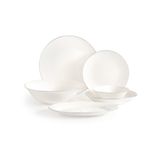 Helios 6 Kişilik 27 Parça Yemek Takımı - Beyaz/silver
