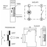 Helios 61-0011 3500w Rezerveli Şalt Tipi Zaman Saati
