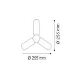 Helios 75-1360 Beyaz 42W 3 Kollu Pervane LED Ampul