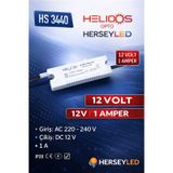 Helios Hs-3440 12v 1 Amper Mini Trafo 12w
