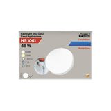 Helios HS1061 48W LED Panel Tavan Armatürü Beyaz Işık Yuvarlak Metal Kasa