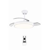 Helios Ledmar HS-9313 Arcanum 85W Tavan Vantilatörü Kumandalı 3 Pervaneli LED Avize 3 Renk Dimlenebilir