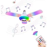 Helios Opto Helios Hs 2092 36 Watt 4 Kollu Bluetooth Hoparlör Müzik Çalar LED Ampul - Beyaz - Kırmızı