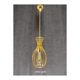 Helios Vazo Gold Sarkıt Armatür, E27, 30 cm Yükseklik, 10 cm Çap