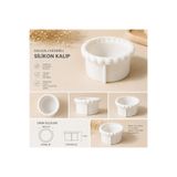 Helis Craft Kremalı Yaş Pasta Silikon Kalıbı | Mum, Taş Tozu ve Epoksi Döküm Kalıbı