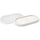 Helis Craft Oval Tepsi Silikon Kalıp – Taş Tozu, Jesmonite ve Epoksi Uyumlu Dekoratif Tepsi - Tabak Kalıbı - 1 Adet