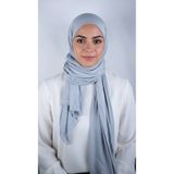Helium Scarves Açık Mavi Luxury Penye Şal- Kadın Tesettür Jersey Hijab