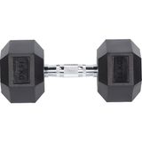 Helix Kauçuk Dambıl 15 KG Darbe Emici Özellikli Ergonomik Sap ile Güçlü Antrenman İçin