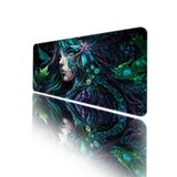 HELİXSUN 70x30 Cm Gaming Oyuncu Mouse Pad Kaymaz Taban Büyük Klavye Fare Altlığı Mousepad Forest-gırl