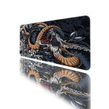 HELİXSUN 70x30 Cm Gaming Oyuncu Mouse Pad Kaymaz Taban Büyük Klavye Fare Altlığı Mousepad Silmarillion Dark
