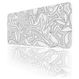 Helixsun 70X30 cm Topography Gaming Oyuncu Mouse Pad Kaymaz Taban Büyük Klavye Fare Altlığı Mousepad - Siyah