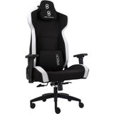 Helixsun Oyuncu Koltuğu Horma Serisi Konforlu Destek ve Ergonomik Tasarım ile Kumaş Kaplama - Siyah - Gri