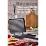 Heliz Home Lüks Grıll Tost Makinası Ocak Üstü Döküm Iç Ve Dış Granit EL Tost Makinesi