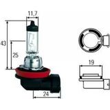 Hella 8Gh008358241 8Gh008358-241 Ampul Sis Farı 24V 70W H11-Halojen Pgj19-2 Daf/Mercedes/Renault Trucks/Volvo