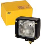 Hella Halojen-Çalışma Farı - 12/24V - Montaj/Vidalanmış - Ayakta/Hareketli Montaj Barı - Yakın Alan Aydınlatması - Soket Modeli: Açık Kablo Uçları Halogen Work Lamp