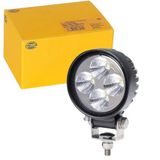 Hella Led-Çalışma Farı R600-12/24V - Yuvarlak - 500Lm - Vidalanmış/Montaj - Hareketli Montaj Barı - Yakın Alan Aydınlatması - Kablo Uzunluğu: 2000Mm - Soket Modeli: Açık Kablo Uçları Led Work Lamp