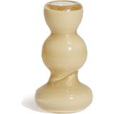 Helle Mardahl Mini Sarı Cam Şamdan - Standart