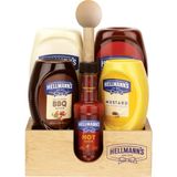Hellmann's 5'li Sos Paketi Ahşap Tepsi Hediyeli - 1,4 kg
