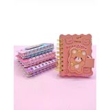 Hello Bear Cırtlı Cep Boy Sevimli Ayıcık Mini Not Defteri (7X8 Cm) - Kahverengi