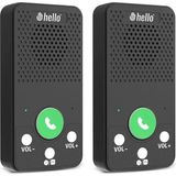 Hello D10A 1000 Mah Şarjlı Interkom Kapalı Devre Konuşma Sistemi - Çok Renkli