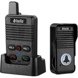 Hello D90 1000MAH Şarjlı Kapalı Devre Telsiz Kapı Zili ve Interkom Sistemi Kesintisiz Çift Taraflı Sesli Iletişim Telsiz - Seçeneksiz