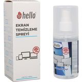 Hello HL-27269 120ML Profesyonel Ekran Temizleyici Sprey Telefon Tablet Tv ve Laptop Temizleme Solüsyonu - Beyaz - 1 Adet