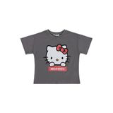 Hello Kitty 10-13 Yaş Kız Çocuk Tişört Gri, 13-14 Yaş, 18958124326S1, Grafit, Kız çocuk