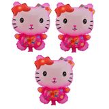 Hello Kitty 3 Adet Büyük Boy 43cmx55cm Folyo Balon (Helyum) No:12