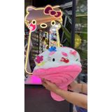 Hello Kitty 40 cm buket şeklinde Pelüş oyuncak