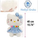 Hello Kitty 40 CM Peluş Oyuncak - Büyük Peluş Oyuncak MAVİ