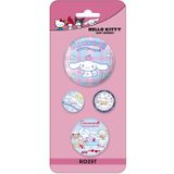 Hello Kıtty 4'lü Rozet Karışık Boy Cinnamoroll 3063001-04