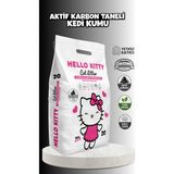 Hello Kitty Aktif Karbon Taneli Topaklaşan Süper Premium Bentonit Kedi Kumu 20 Lt - 20 LİTRE