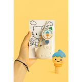 Hello Kitty Al Boya Oyna Seti - Seramik Boyama Aktivite Paketi - Beyaz
