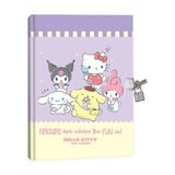 Hello Kitty And Friends 14X20 80 Yaprak Kilitli Hatıra Defteri 310210-13