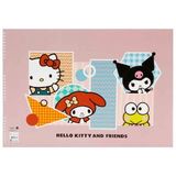 Hello Kitty And Friends Resim Defteri 35 x 50 cm 15 Yaprak 300315-13 - Mor