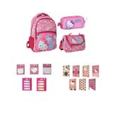 Hello Kitty Beslenme Okul Çantası Kalemlik Seti (15 PARÇA)