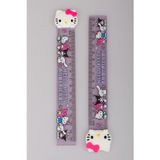 Hello Kitty "DEKOMUS ISLAK MENDİL HEDİYELİ" HELLO KITTY "TEKLİ" CETVEL 15 CM