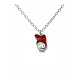Hello Kitty Kırmızı Figürlü Unisex Kolye – 60 Cm Zamak Kaplama Sevimli Ve İkonik Takı