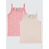 Hello Kitty Kız Çocuk 2'li Atlet Set 2-10 Yaş Pembe-4-5 Yaş