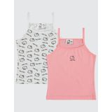 Hello Kitty Kız Çocuk 2'li Atlet Set 2-10 Yaş Pembe-8-9 Yaş